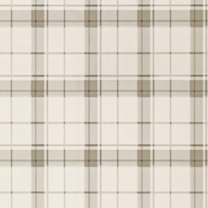 Highland Check Dove Grey Fabric by Laura Ashley